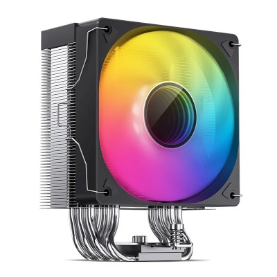 Кулер для процессора JONSBO CR-1000 V2 PRO ARGB (230W, 4-pin PWM, 157мм, Al/Cu, 6x6мм, ARGB, 1x120мм, 59.48CFM, 32.0dBA, 1500RPM, S: 1700/1200/115X, AM4/AM5 черный)