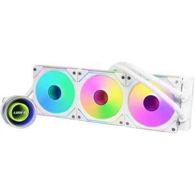 Система водяного охлаждения Lian-Li Galahad II Trinity 360 ARGB Soc-AM5/AM4/1200/1700/1851 белый30dB Al+Cu Ret (G89.GA2T36W.00) [G89.GA2T36W.00]