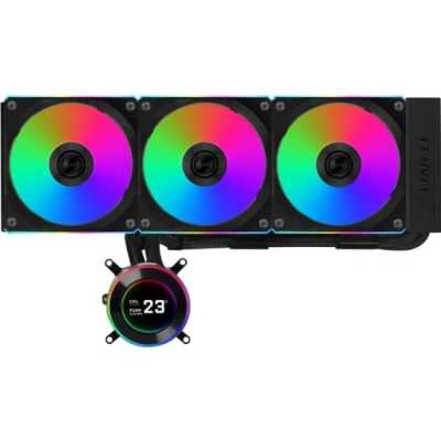 Система водяного охлаждения Lian-Li HydroShift II LCD-C 360CL ARGB Soc-AM5/AM4/1700/1851 черный 4-pin 31dB Al+Cu LCD Ret (G89.GHS2LCD36RB.R0)