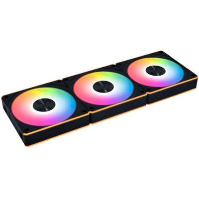 Вентилятор для корпуса Lian-Li Uni Fan CL Wireless 120 ARGB 124х120x28 черный 4-pin 29.8дБ (упак.:3шт) (G99.12CL1W3B.R0) Ret