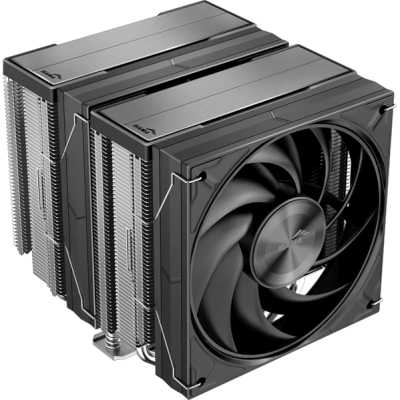 Кулер для процессора SAMA A60E (265W, 4-pin PWM, 156.5mm, 6x6mm, 2x120мм, 78CFM, 29dBA, 2200RPM, S: 1851/1700/1200/115X, AM5/AM4, серебристый)