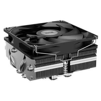 Кулер для процессора PCCooler RC400-53 (125W, 4-pin PWM, 53.5мм, Al/Cu, 4x6мм, 1x92мм, 43CFM, 31.2dBA, 2700RPM, S: 1851/1700/1200/20XX/115X, AM5/AM4, silver, black)