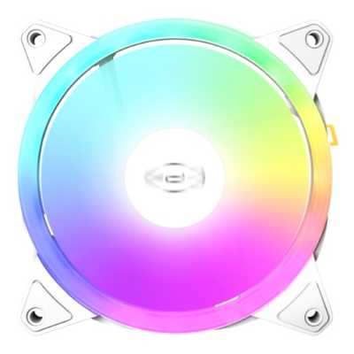 Вентилятор для корпуса PCCooler F3 T120 ARGb белый, 120 мм, 1800 об/мин, 21.6 дБ, 4 pin