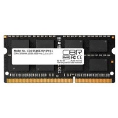 Оперативная память CBR, DDR4, 16GB (1x16 GB), 2666 MHz, CL19, SO-DIMM
