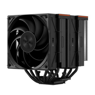 Кулер для процессора PCCooler RZ620 BK (260W, 4-pin PWM, 157.5мм, Al/Cu, 6x6мм, 1x120мм, 86.73CFM, 32dBA, 2200RPM, S: 1851/1700/1200/115X, AM5/AM4, черный)