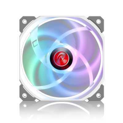 Вентилятор для корпуса Case Cooler Raijintek AGERAS 12 ARGb-1 (120x120x25мм, 4-pin PWM, 67.38CFM, 33dBA, 2200RPM, белый)