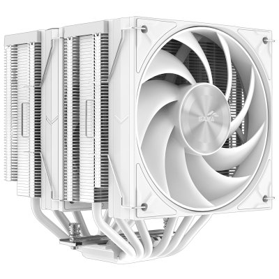 Кулер для процессора SAMA CPU Cooler SAMA A60W (265W, 4-pin PWM, 156.5mm, 6x6mm, 2x120mm, 78CFM, 29dBA, 2200RPM, S: 1851/1700/1200/115X, AM5/AM4, white)