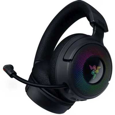 Гарнитура Razer Kraken V4 чёрный, беспроводная, bluetooth, до 70 ч, подсветка