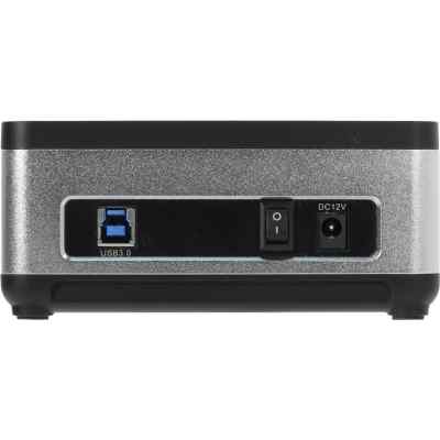 Докстанция 2,5"/3,5" SATAIII AgeStar 3UBT7 (SILVER) USB 3.0, пластик+алюминий, серебристый