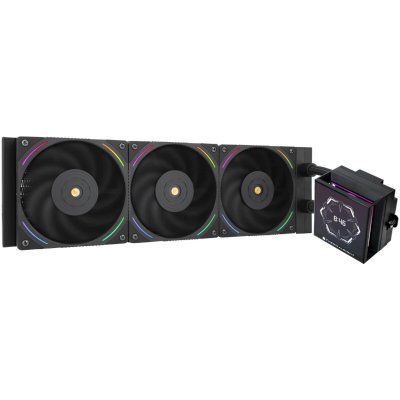 Система жидкостного охлаждения Thermalright Hyper Vision 360 ARGB Soc-AM5/AM4/1151/1200/2066/2011/1700 черный 4-pin 29.6dB Al LCD Ret (H-VISION-360-BL-ARGB)