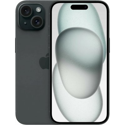 Смартфон Apple A3090 iPhone 15 128Gb черный моноблок 3G 4G 1Sim 6.1" 1179x2556 iOS 17 48Mpix 802.11