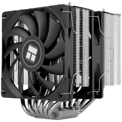 Кулер для процессора Thermalright Royal Knight 120 черный, 2x120 мм, алюминий/медь, 1900-2150 об/мин, 29.4 дБ, 4 pin PWM, высота 156 мм, без подсветки