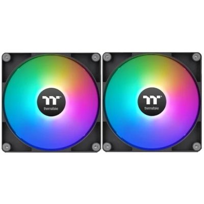 Вентилятор для корпуса Thermaltake CT120 Sync Reverse ARGB 120х120x25 черный 4-pin 31.2дБ (упак.:2шт