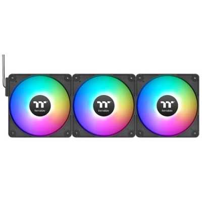 Вентилятор для корпуса Thermaltake CT120 EX Sync ARGB 120х120x25 черный 4-pin 28.5дБ (упак.:3шт) (CL-F181-PL12SW-A) Ret