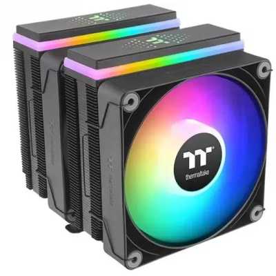 Устройство охлаждения (кулер) Thermaltake Astria 600 ARGB Soc-AM5/AM4/1151/1200/1700 черный 4-pin 26.8dB Al 265W Ret (CL-P121-CA12SW-A)