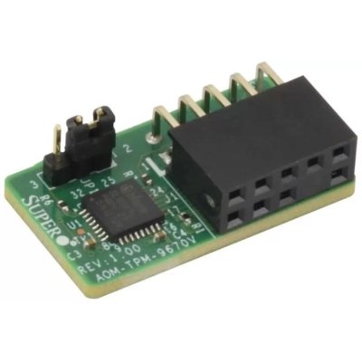 Модуль Supermicro AOM-TPM-9670V, SPI capable TPM 2.0 with Infineon 9670 controller