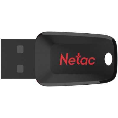 Флешка USB R/W Netac 128Gb U197 NT03U197N-128G-20BK USB 2.0 черный/красный