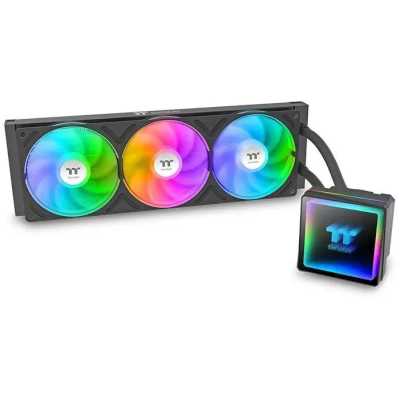 Система водяного охлаждения Thermaltake TH360 V3 ARGB Soc-AM5/AM4/1200/1700/1851 черный 4-pin 37.8dB Al Ret (CL-W466-PL12SW-A)