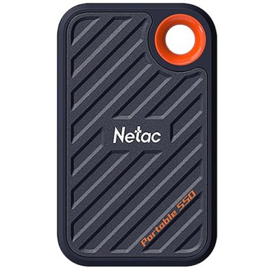 Внешний SSD Netac ZX20, 512 Gb, USB 3.2 Gen 2x2 Type-C, R/W 2000/1800, черный