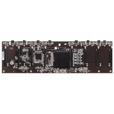 Материнская плата с процессором AFOX AFHM65-ETH8EX, Intel Celeron 847, Intel HM65, 1xDDR3L, 1xSATA, 1xmini-SATA, 8xPCIe 2.0 x16, 1xHDMI, 1x 100Mb LAN, 4xUSB 2.0, проприетарный
