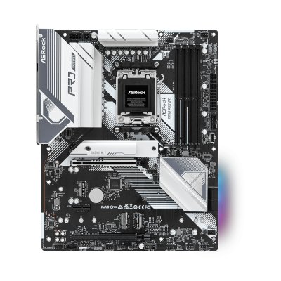Материнская плата ASRock B650 PRO RS, AM5, AMD B650, 4xDDR5, 4xSATA, 3xM.2, 1xPCIe 4.0 x16, 1xPCIe 3.0 x4, 1xPCIe 3.0 x1, 1xDP, 1xHDMI, 1x2.5Gb LAN, 1xUSB-C 10Gbps, 1xUSB-A 10Gbps, 2xUSB-A 5Gbps, 6xUSB-A 2.0, 3x3.5 мм, 7.1, ATX