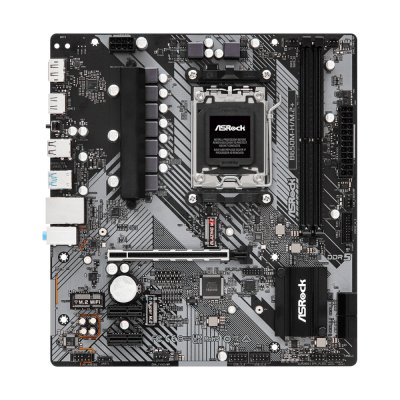 Материнская плата ASRock B650M-H/M.2+, AM5, AMD B650, 2xDDR5, 4xSATA, 2xM.2, 1xPCIe 4.0 x16, 1xDP, 1xHDMI, 1x1Gb LAN, 2xUSB 2.0, 3xUSB 3.2 Gen 1, 1xUSB-C, 3x3.5 мм, 7.1, Micro-ATX