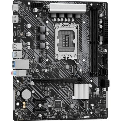 Материнская плата ASRock B760M-H2/M.2, LGA 1700, Intel B760, 2xDDR5, 4xSATA, 2xM.2, 1xPCIe 4.0 x16, 2xPCIe x1, 2xHDMI, 1x2.5Gb LAN, 2xUSB-A 3.2 Gen 1, 3xUSB 2.0, 3x3.5 мм, 7.1, mATX
