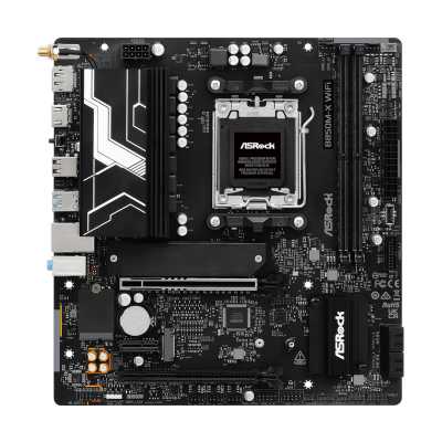 Материнская плата ASROCK B850M-X WIFI R2.0, AM5, AMD B850, 2xDDR5, 4xSATA, 2xM.2, 1xPCIe 5.0 x16, 1xPCIe 4.0 x4, 1xPCIe 3.0 x1, 1xDP, 1xHDMI, 1x2.5Gb LAN, Wi-Fi 6E, BT 5.2, 1xUSB-C 5Gbps, 3xUSB-A 5Gbps, 2xUSB-A 2.0, 3x3.5 мм, 7.1, mATX
