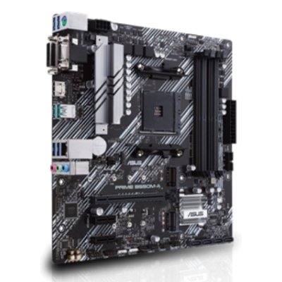 Материнская плата ASUS PRIME B550M-A/CSM, AM4, AMD B550, 4xDDR4, 4xSATA, 2xM.2, 1xPCIe 4.0 x16, 1xPCIe 3.0 x16, 2xPCIe 3.0 x1, 1xVGA, 1xDVI, 1xHDMI, 1x1Gb LAN, 2xUSB-A 10Gbps, 4xUSB-A 5Gbps, 3x3.5 мм, 7.1, mATX