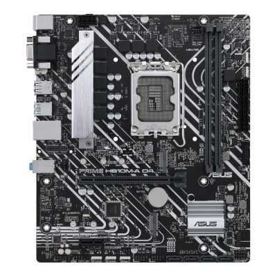 Материнская плата ASUS PRIME H610M-A D4-CSM, LGA 1700, Intel H610, 2xDDR4, 4xSATA, 2xM.2, 1xPCIe 4.0 x16, 1xPCIe x1, 1xDP, 1xD-Sub, 1xHDMI, 1x 1Gb LAN, 4xUSB-A 2.0, 2xUSB-A 3.2 Gen 1, 7.1, mATX