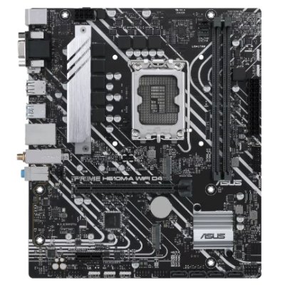 Материнская плата ASUS PRIME H610M-A WIFI D4, LGA 1700, Intel H610, 2xDDR4, 4xSATA, 2xM.2, 1xPCI-E 4.0 x16, 1xHDMI, 1xDisplayPort, 1x 1Gb LAN, 2xUSB-A 3.2 Gen 2, 4xUSB-A 2.0, 3x3.5 мм, 7.1, Micro-ATX