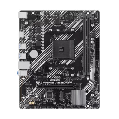 Материнская плата ASUS PRIME A520M-R, AM4, AMD A520, 2xDDR4, 4xSATA, 1xM.2, 1xPCIe 3.0 x16, 1xPCIe x1, 1xHDMI, 1x 1Gb LAN, 2xUSB-A 2.0, 4xUSB-A 3.2 Gen 1, 3x3.5 мм, 7.1, mATX