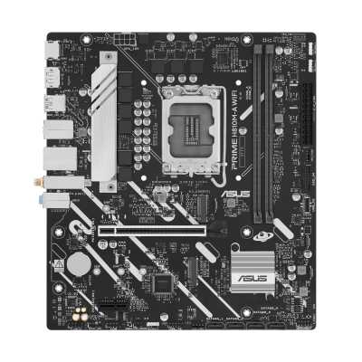 Материнская плата ASUS PRIME H810M-A WIFI, LGA 1851, Intel H810, 2xDDR5, 4xSATA, 2xM.2, 1xPCIe 4.0 x16, DisplayPort, HDMI, 1x1Gb LAN, Wi-Fi 6, Bluetooth, 3x3.5 мм, 7.1, microATX