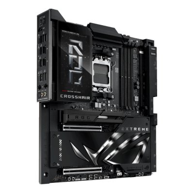 Материнская плата ASUS ROG CROSSHAIR X870E EXTREME, AM5, AMD X870E, 4xDDR5, 4xSATA, 5xM.2, 1xPCIe 5.0 x16, 1xPCIe 5.0 x8, 1xHDMI, 1x10Gb LAN, 1x2.5Gb LAN, Wi-Fi 7, Bluetooth 5.4, 2xUSB-C 40Gbps, 2xUSB-C 10Gbps, 8xUSB-A 10Gbps, 1xTOSLINK, 2x3.5 мм, 7.1, E-