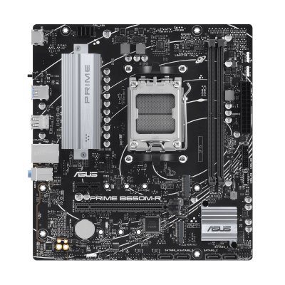 Материнская плата ASUS PRIME B650M-R, Socket AM5, AMD B650, 2xDDR5, 4xSATA, 2xM.2, 1xPCIe 4.0 x16, 1xPCIe x1, 1xHDMI, 1x 2.5Gb LAN, 2xUSB-A 3.2 Gen 1, 4xUSB-A 2.0, 3x3.5 мм, 7.1, mATX