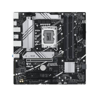 Материнская плата ASUS PRIME B760M-A-CSM, Socket LGA 1700, Intel B760, 4xDDR5, 4xSATA, 2xM.2, 1xPCIe 4.0 x16, 1xPCIe 4.0 x4, 2xHDMI, 1xDP, 1x 2.5Gb LAN, 2xUSB-A 3.1, 4xUSB-A 2.0, 3x3.5 мм, 7.1, mATX
