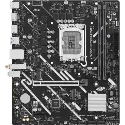 Материнская плата ASUS PRIME B760M-F WIFI, LGA 1700, Intel B760, 2xDDR5, 4xSATA, 2xM.2, 1xPCIe 5.0 x16, 1xPCIe 3.0 x1, 1xHDMI, 1xDP, 1x1Gb LAN, Wi-Fi 6, Bluetooth 5.3, 4xUSB-A 5Gbps, 2xUSB-A 2.0, 3x3.5 мм, 7.1, mATX
