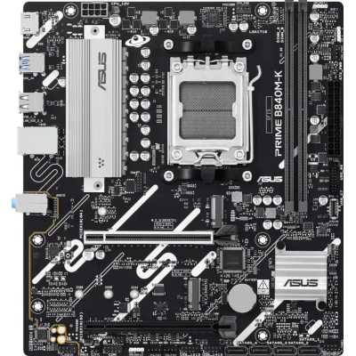 Материнская плата Asus PRIME B840M-K Socket AM5 AMD B840 2xDDR5 mATX AC`97 8ch(7.1) 2.5Gg RAID+HDMI