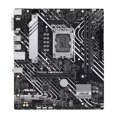 Материнская плата ASUS PRIME H610M-A-CSM, LGA 1700, Intel H610, 2xDDR5, 4xSATA, 2xM.2 PCIe 3.0 (x2, x4), 1xPCIe 4.0 x16, 1xPCIe x1, 1xHDMI, 1xDP, 1xVGA, 2xUSB-A 3.2 Gen 2, 4xUSB-A 2.0, 1x 1Gb LAN, 3x3.5 мм, 7.1, mATX