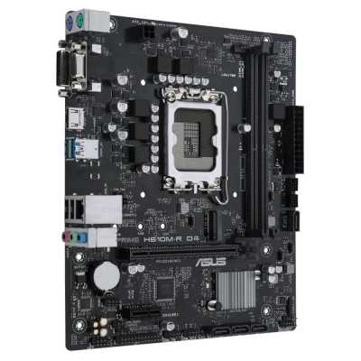Материнская плата ASUS PRIME H610M-R D4-SI, LGA 1700, Intel H610, 2xDDR4, 4xSATA, 1xM.2 PCIe 3.0 x4, 1xPCIe 4.0 x16, 1xPCIe x1, 1xHDMI, 1xDVI, 1xVGA, 2xUSB-A 2.0, 2xUSB-A 3.2 Gen 1, 1x 1Gb LAN, 3x3.5 мм, 7.1, mATX