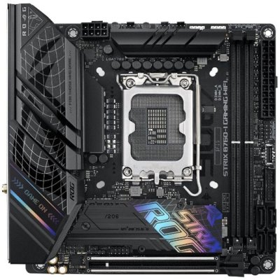 Материнская плата ASUS ROG STRIX B760-I GAMING WIFI, LGA1700, Intel B760, 2xDDR5, 4xSATA, 2xM.2, 1xPCIe 5.0 x16, DisplayPort, HDMI, 1x2.5Gb LAN, USB Type-C, 5x3.5 мм, 7.1, mini-ITX