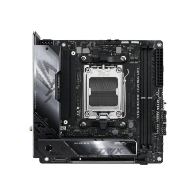 Материнская плата ASUS ROG STRIX X670E-I GAMING WIFI, AM5, AMD X670E, 2xDDR5, 2xSATA, 2xM.2, 1xPCIe 5.0 x16, DisplayPort, HDMI, 1x2.5Gb LAN, USB Type-C, 5x3.5 мм, 7.1, mini-ITX