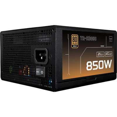 Блок питания Thermalright Power Supply TR-KG850, 850Вт, 80+ Gold, 120мм, модульный, черный