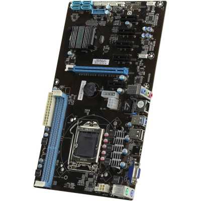 Материнская плата Esonic H81-BTC-KING, LGA 1150, Intel H81, 2xDDR3, 4xSATA, 1xPCIe 3.0 x16, 2xPCIe 2.0 x1, 1xVGA, 1xHDMI, 1x1Gb LAN, 2xUSB-A 5Gbps, 2xUSB-A 2.0, 7.1, ATX