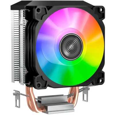 Кулер JONSBO CR-1200E LGA1700/1200/115X/AM5/AM4 (40шт/кор, TDP 95W, 92mm Dynamic Multi-Color LED Fan, 2 тепловые трубки, 3-pin) Retail