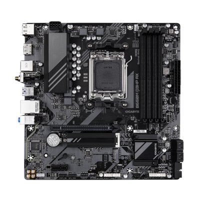 Материнская плата Gigabyte B650M D3HP AX (V1.2), AM5, AMD B650, 4xDDR5, 4xSATA, 2xM.2, 1xPCI-E 4.0 x16, 1xPCI-E 4.0 x1, 3xUSB-A 3.2 Gen 1, 1xUSB-C 3.2 Gen 2, 1x 2.5Gb LAN, 3x3.5 мм, 7.1, Micro-ATX