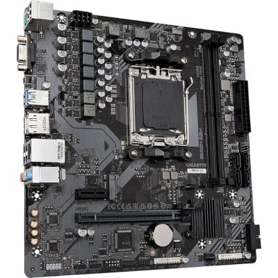Материнская плата Gigabyte B650M S2H (V1.2/V1.4), AM5, AMD B650, 2xDDR5, 4xSATA, 1xM.2, 1xPCI-E 4.0 x16, 3xUSB-A 3.2 Gen 1, 1xUSB-C 3.2 Gen 1, 1x 1Gb LAN, 3x3.5 мм, 7.1, Micro-ATX