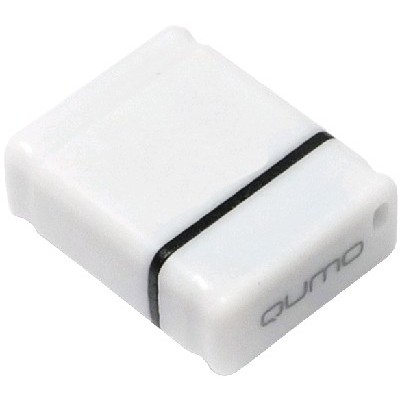 Флешка USB 2.0 QUMO 32Gb, NANO QM32GUD-NANO-W белый