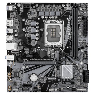 Материнская плата Gigabyte B760M-H V2, LGA 1700, Intel B760, 2xDDR5, 4xSATA, 1xM.2, 1xPCIe 4.0 x16, 1xPCIe x1, 1xHDMI, 1xDP, 1x1Gb LAN, 3xUSB-A 5Gbps, 4xUSB-A 2.0, 3x3.5 мм, 7.1, mATX