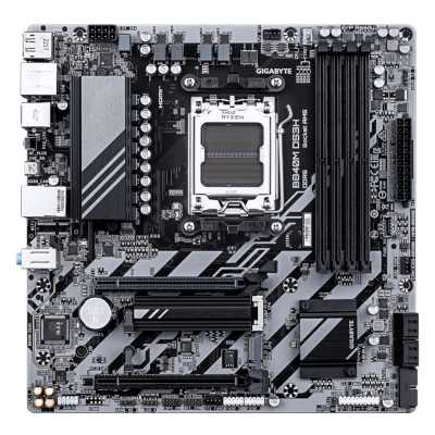 Материнская плата Gigabyte B840M DS3H, AM5, AMD B840, 4xDDR5, 4xSATA, 2xM.2, 1xPCIe 4.0 x16, 1xPCIe 3.0 x4, 2xDP, 1xHDMI, 1x2.5Gb LAN, 3xUSB-A 5Gbps, 8xUSB-A 2.0, 1xUSB-C 5Gbps, 3x3.5 мм, 7.1, mATX